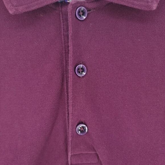 Robert Graham Plum Purple Polo Shirt - Men's XXL - Picture 7 of 10